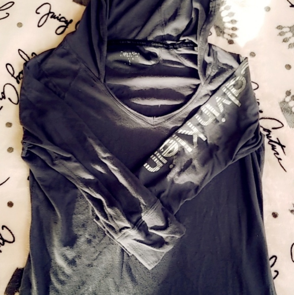 Calvin Klein Women's Hooded Performance Tee